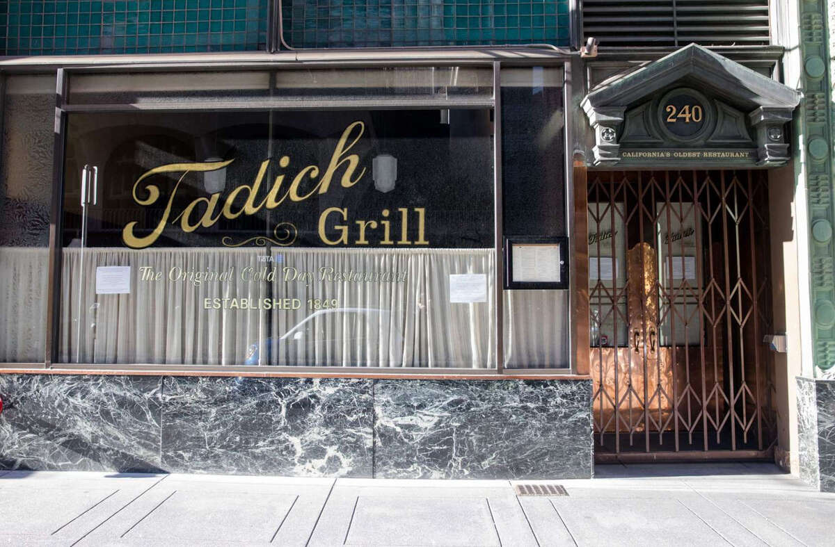 The entrance to Tadich Grill, San Francisco's oldest restaurant.