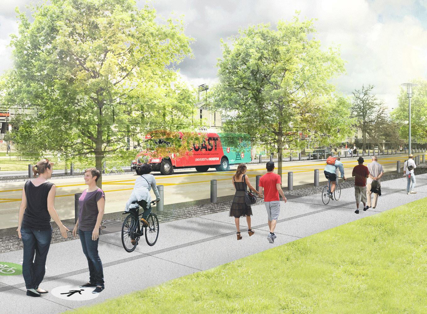 Work rebuilding Cullen Boulevard, long neglected, started more than two