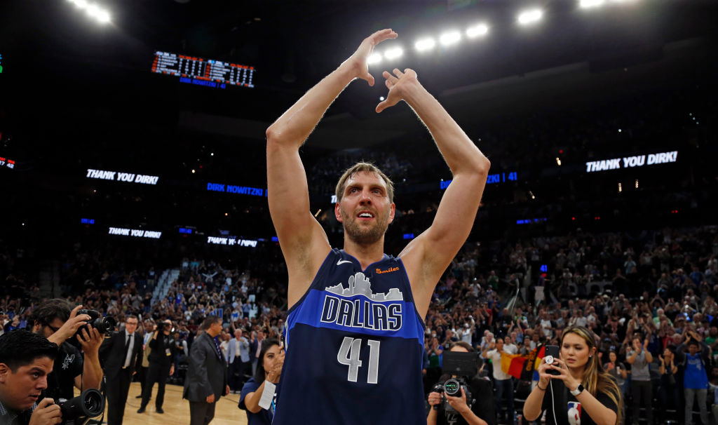 National reactions to Dirk Nowitzki's jersey retirement ceremony: 'Wanna  come back?