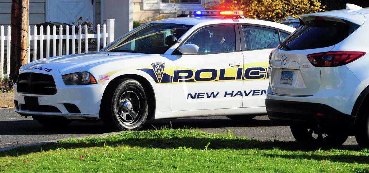 A New Haven police cruiser
