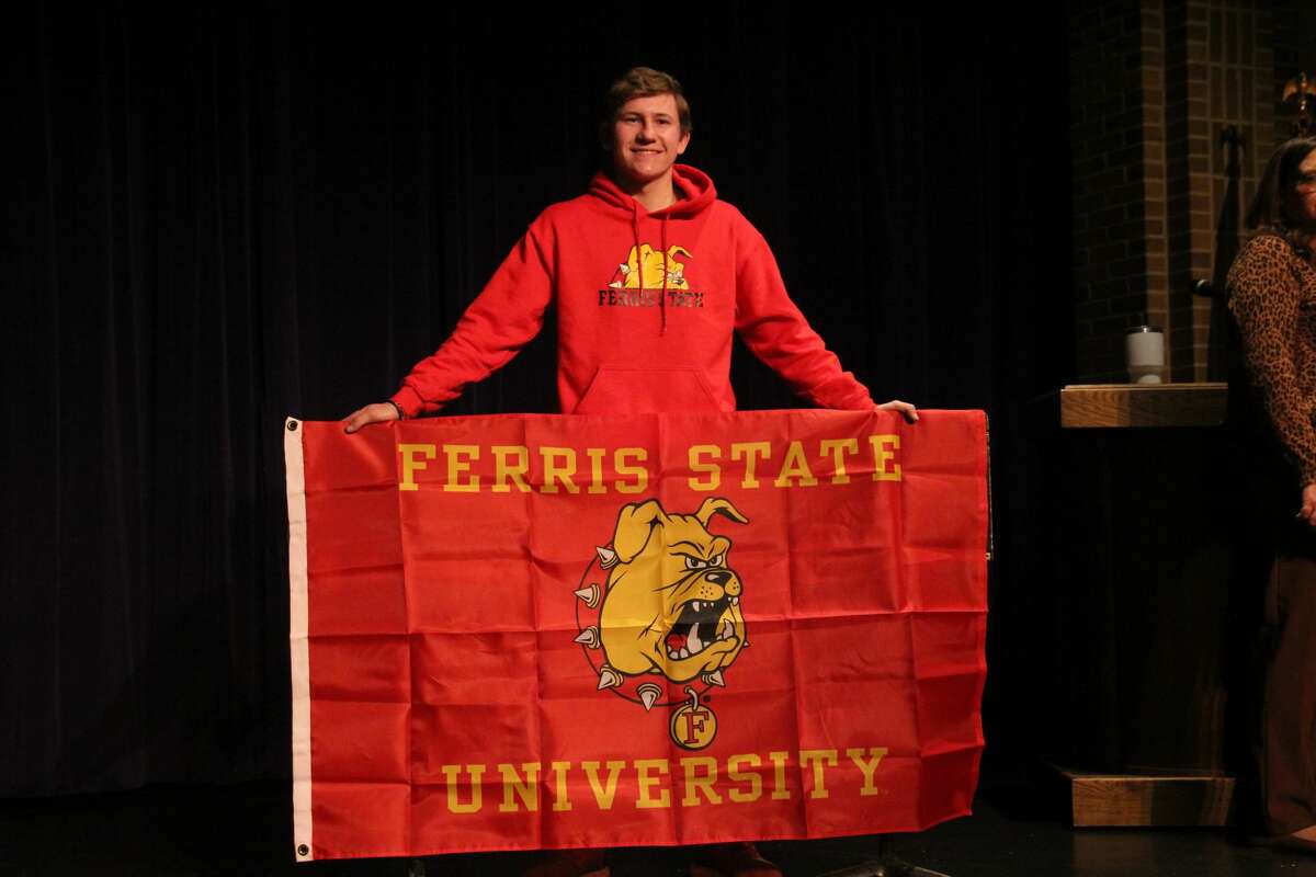 USA's Ty Pavlichek signed with Ferris State University on Wednesday, Jan. 5.