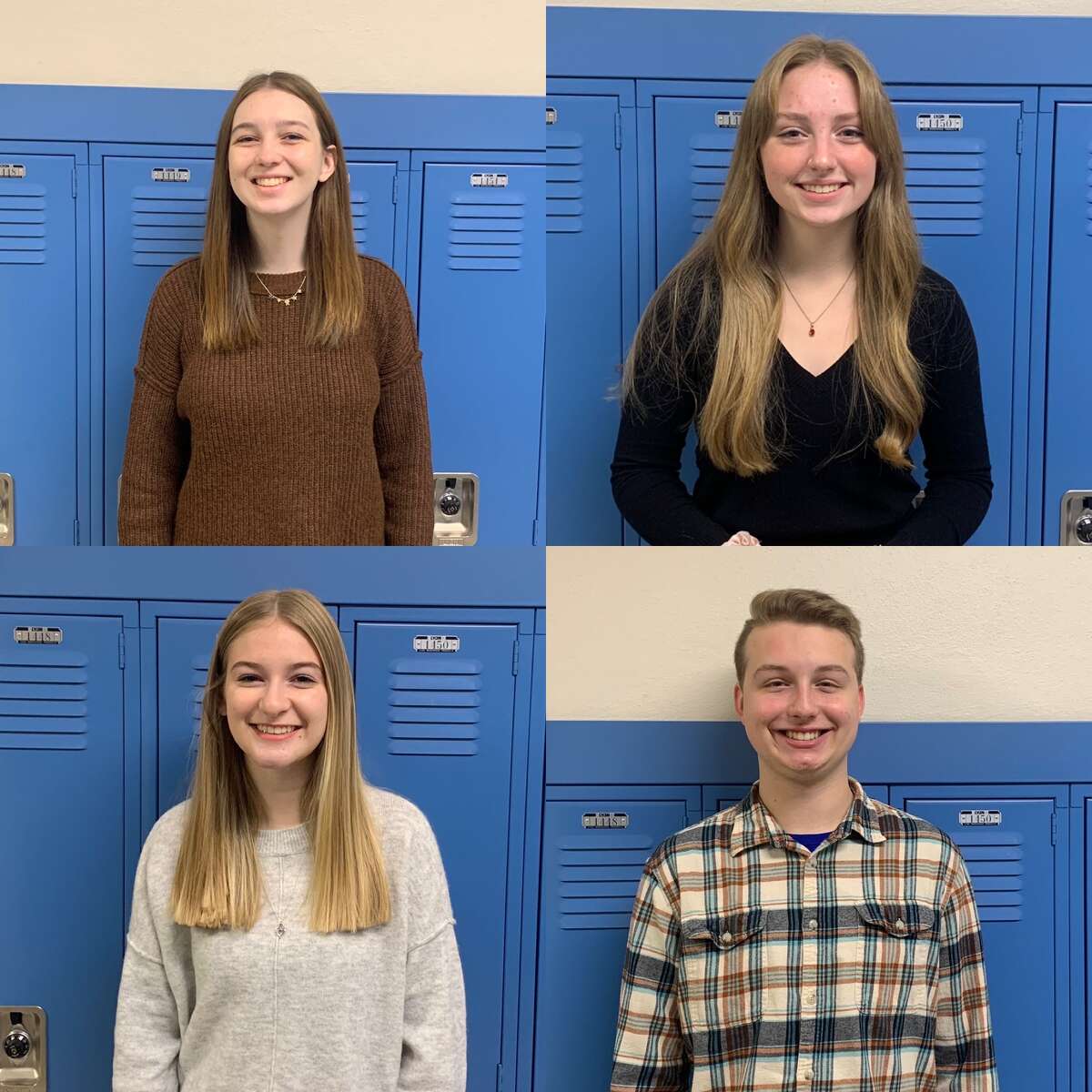 Roxana High School seniors Audrey Bosse, Cayla Fansher, Emily Ogle and Thomas Strohmeier have been named Illinois State Scholars.  