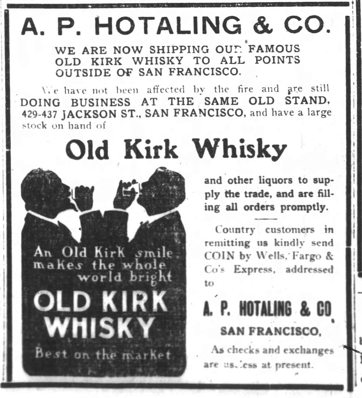 The Oakland Tribune, May 17, 1906.