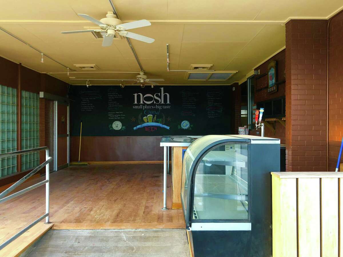 The old interior of the Nosh restaurant on Austin Highway