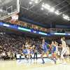 No. 1 UConn’s beat No. 4 UCLA 86-71 in the 2017 NCAA Division I Women’s Basketball Championship Regional Semifinal game at Webster Bank Arena in Bridgeport.