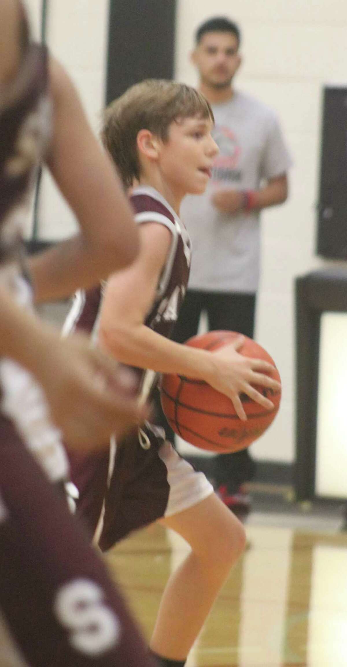 Seabrook Intermediate School's Braxton Wright competes in the eighth-grade San Jacinto Invitational held a month ago. There will be lots of out-of-town players coming  this weekend for the seventh-grade tourney, all loving the chance to play brand-new opponents.