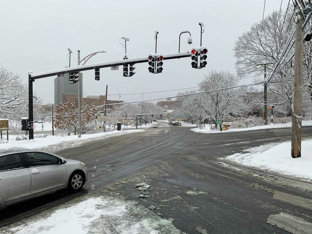 Norwalk saw as much as 6 inches of snow on Jan. 7, causing slick roads during the first snowstorm of 2022. The city is expecting 1-3 inches for Martin Luther King Jr. Day on Monday.