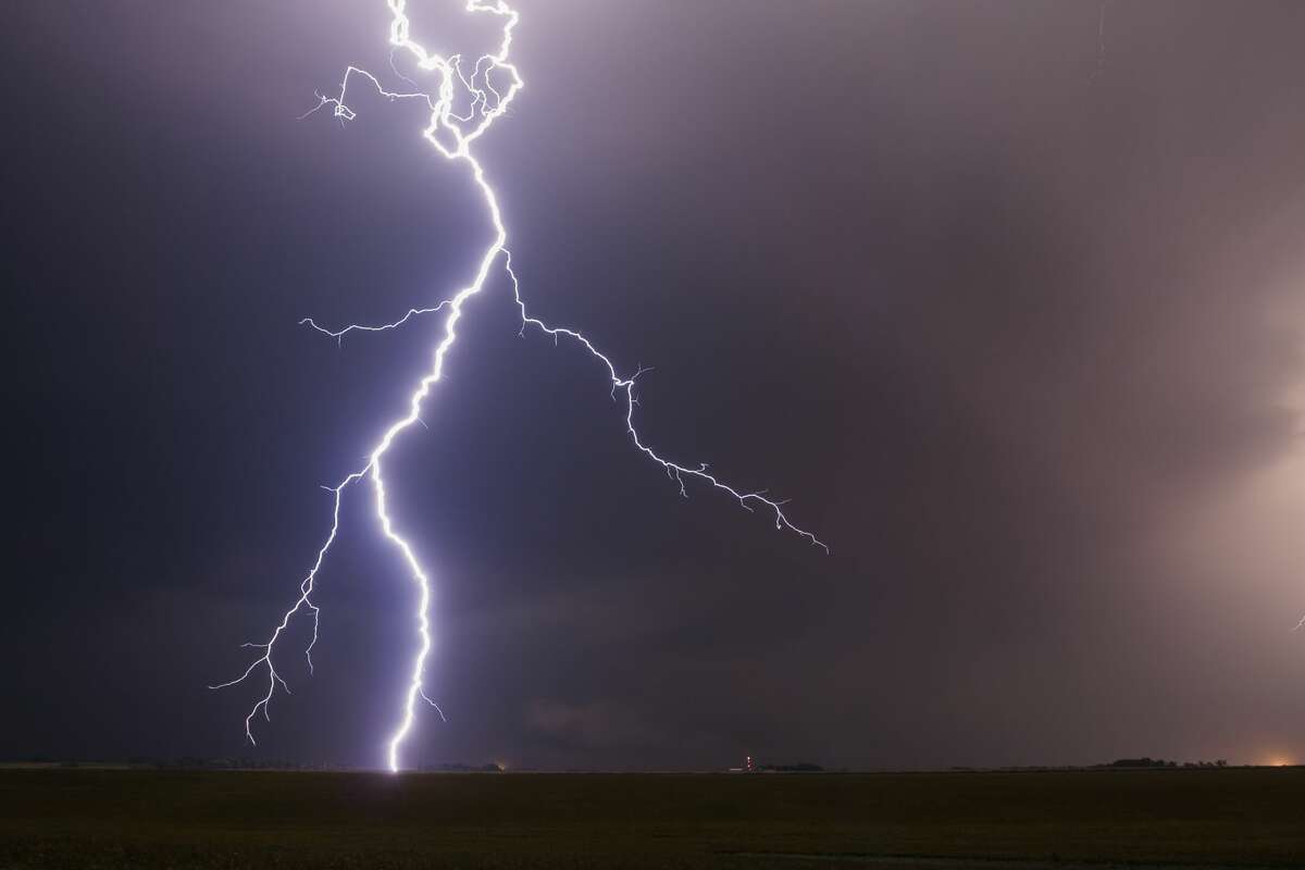 Flatonia, Texas experienced the most lightning strikes in 2021 than any other U.S. city, according to weather analysis company Vaisala.