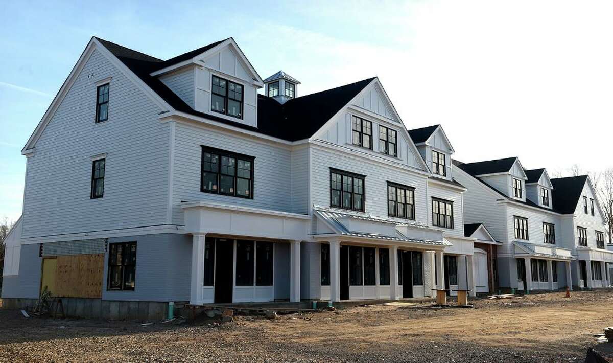 A new apartment complex off exit 55 in Branford photographed on January 4, 2022.