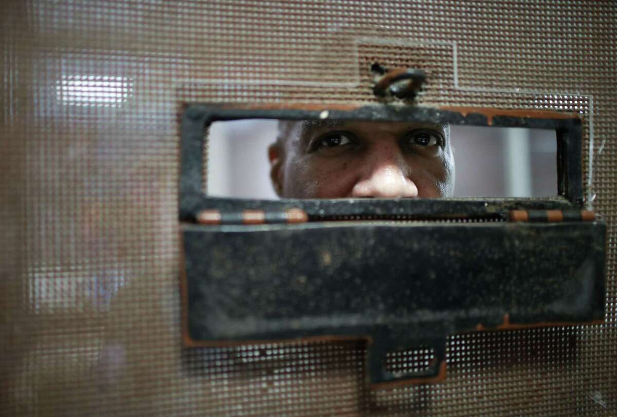 `Demetrius Johnson poses for a portrait Tuesday, Nov. 9, 2021, at the Terrell Unit in Rosharon.