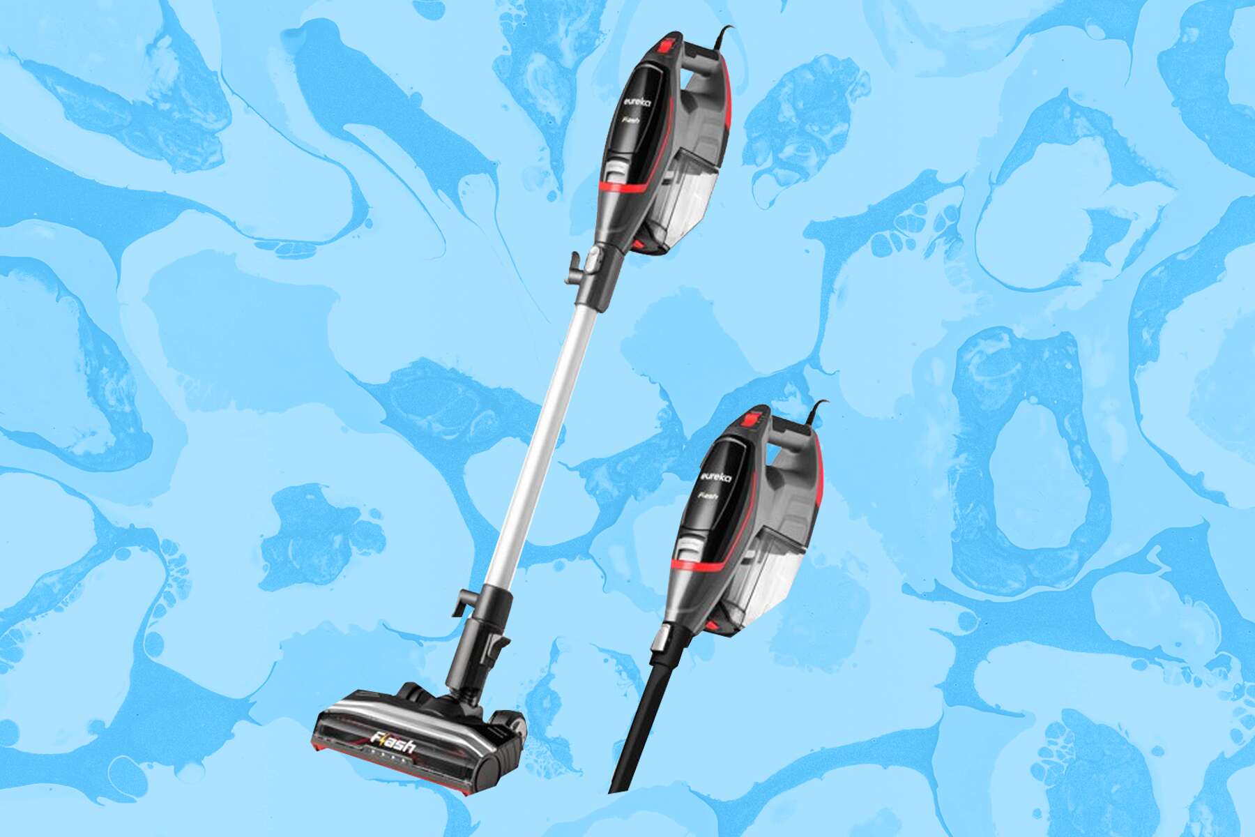 convertible Eureka vacuum cleans 
