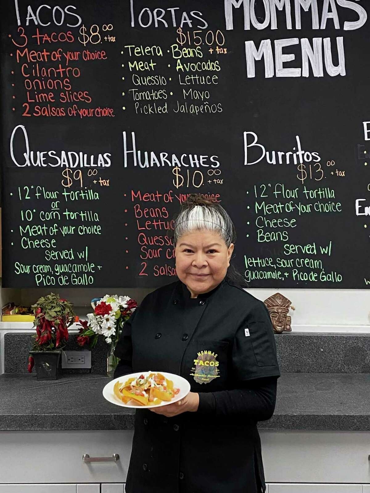 Alejandra Aguilar Gonzaga of Momma's Tacos in New Milford, Conn.