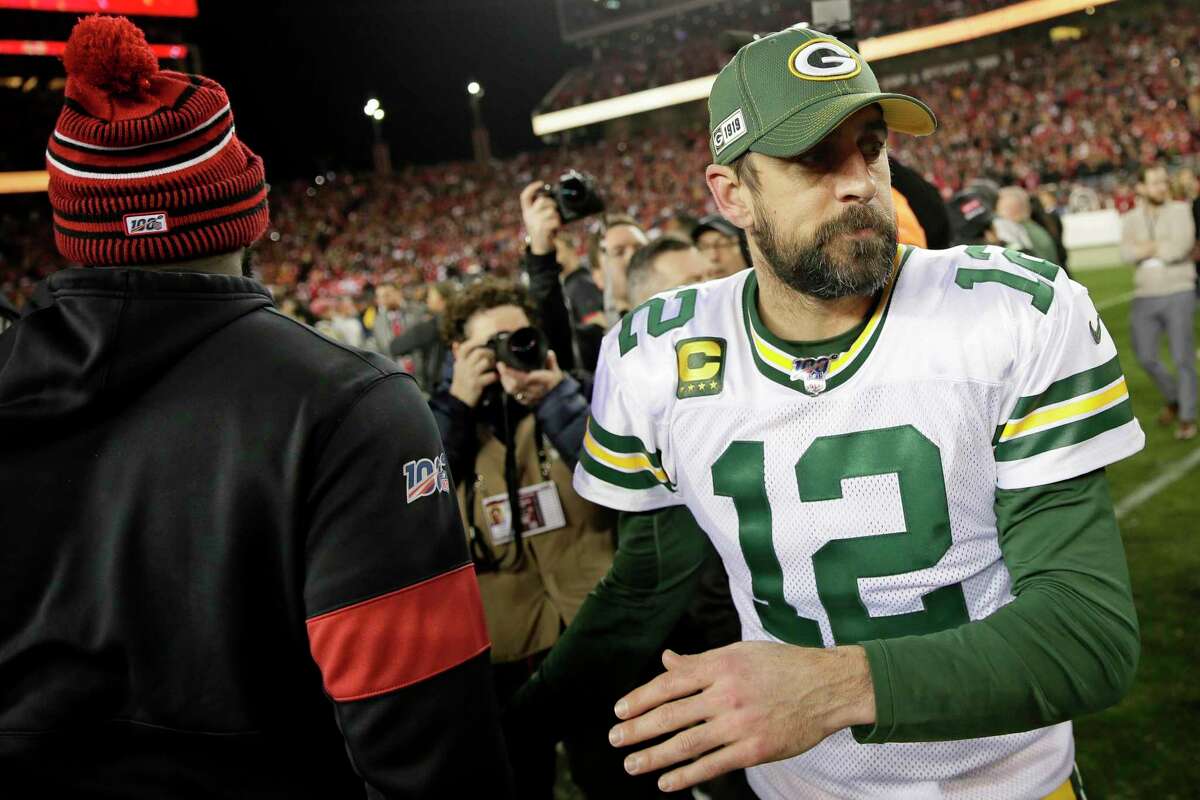 Green Bay Packers quarterback Aaron Rodgers is unvaccinated. He tested positive earlier this season and sat out 10 days while in COVID protocol.