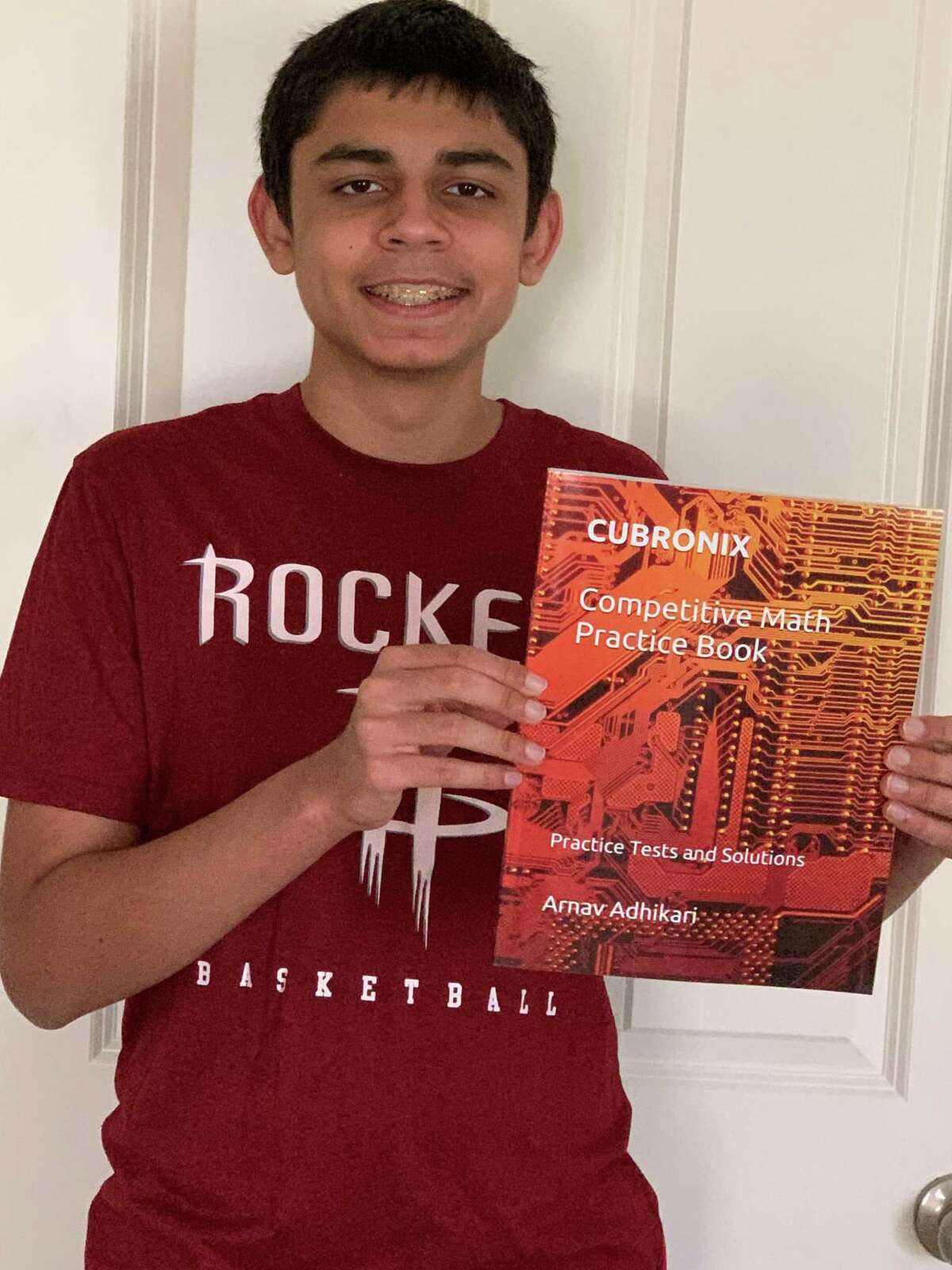 Carnegie Vanguard High School sophomore Arnav Adhikari wrote his own competitive math practice textbook: CUBRONIX Competitive Math Practice Book: Practice Tests and Solutions (Book 1) in less than a year.