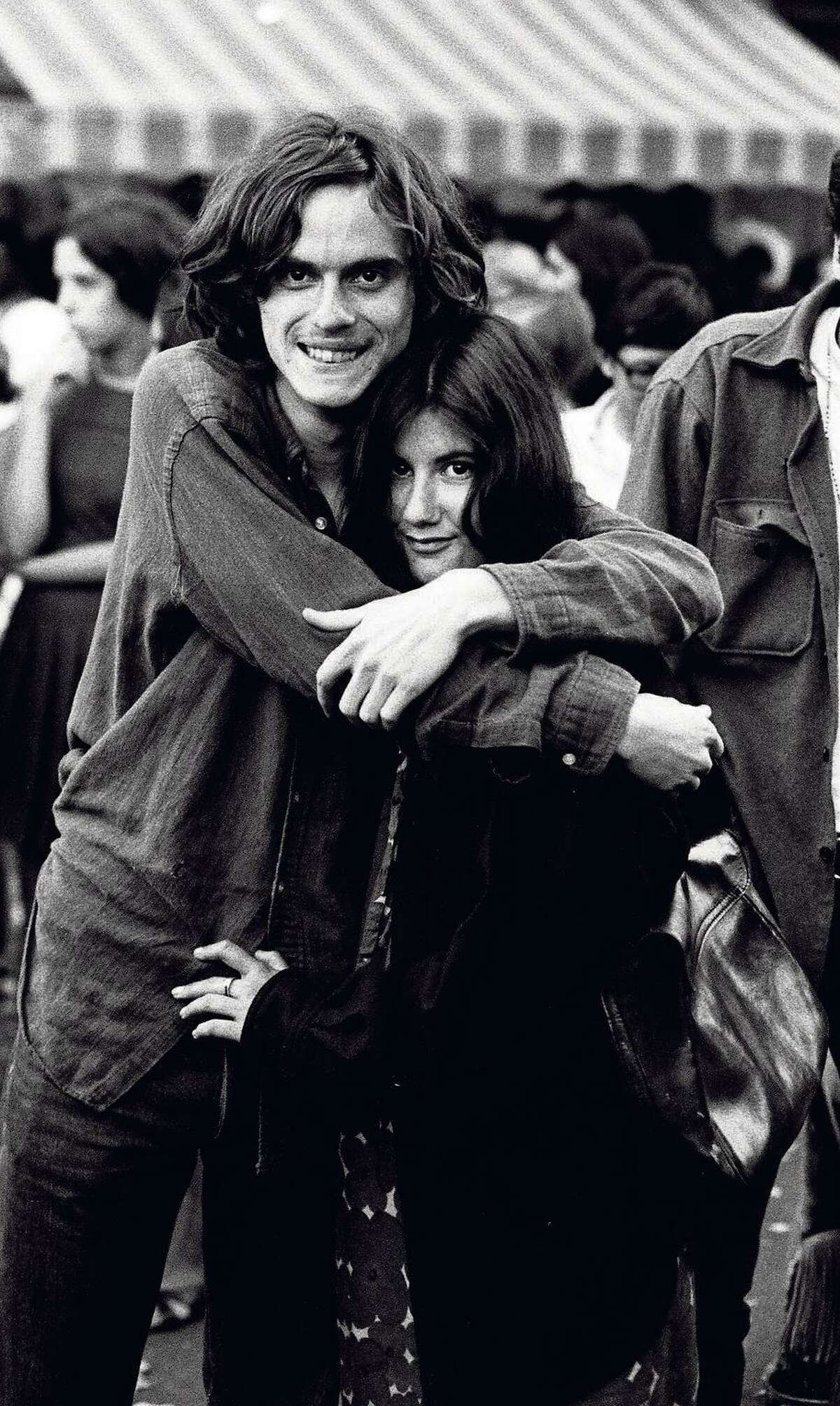 Tony Ryan and  a girlfriend named Wendy on Telegraph Avenue, Berkeley, 1969