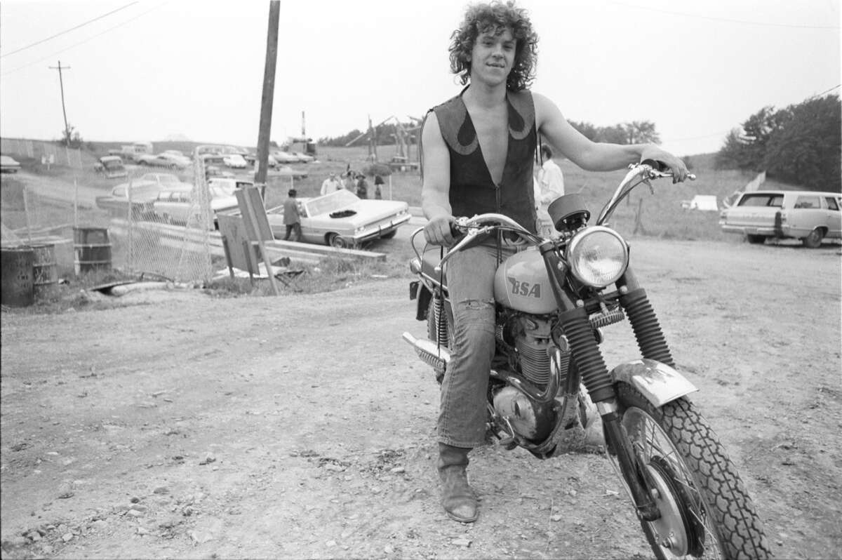 Woodstock producer Michael Lang at the 1969 Woodstock Festival site. He died on Saturday, Jan. 8, 2022 from complications of lymphoma in New York City.