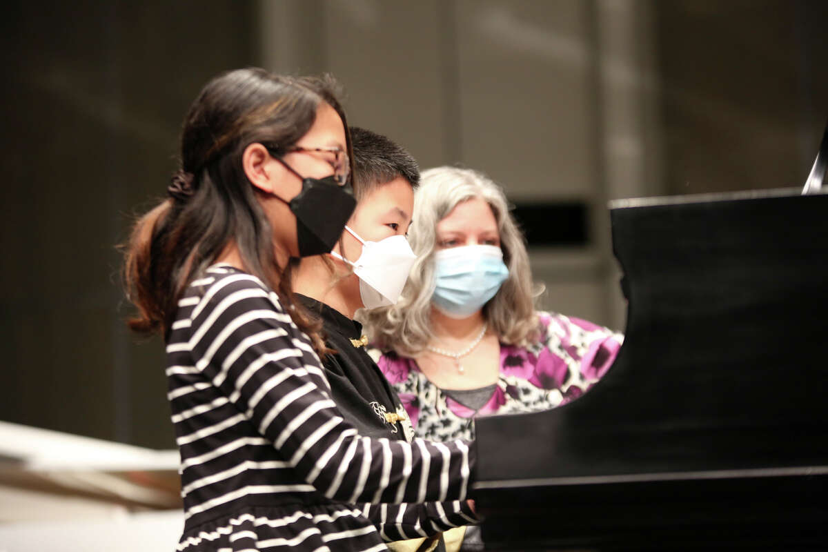 Local children perform during the Keyboard Fest concert Saturday, Jan. 8, 2022 at the Midland Center for the Arts.