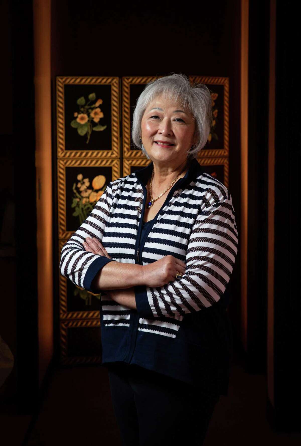Donna Fujimoto Cole, CEO and president of Cole Chemical, poses for a portrait Tuesday, Dec. 21, 2021, at her office in Houston.