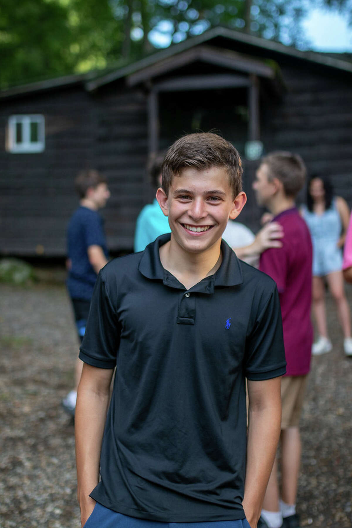 Teddy Balkind attends Camp Awosting in Litchfield County during the summer of 2021. Balkind, a member of the St. Luke's School hockey team, died Jan. 6, 2021, from a neck injury sustained in a game against Brunswick School in Greenwich.