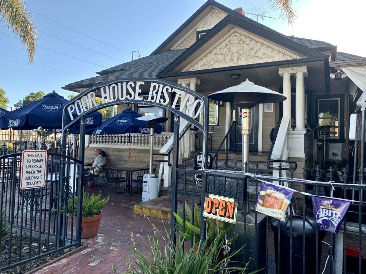 Poor House Bistro at its previous location, 91 S Autumn St., San Jose, California. 