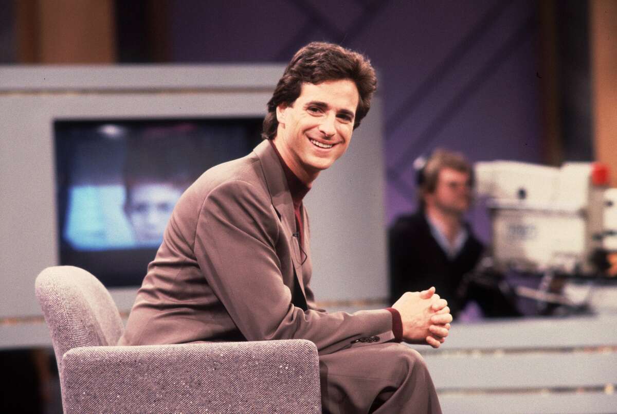 Actor Bob Saget appears on the Oprah Winfrey Show, Chicago, Illinois, Apr. 24, 1990. 
