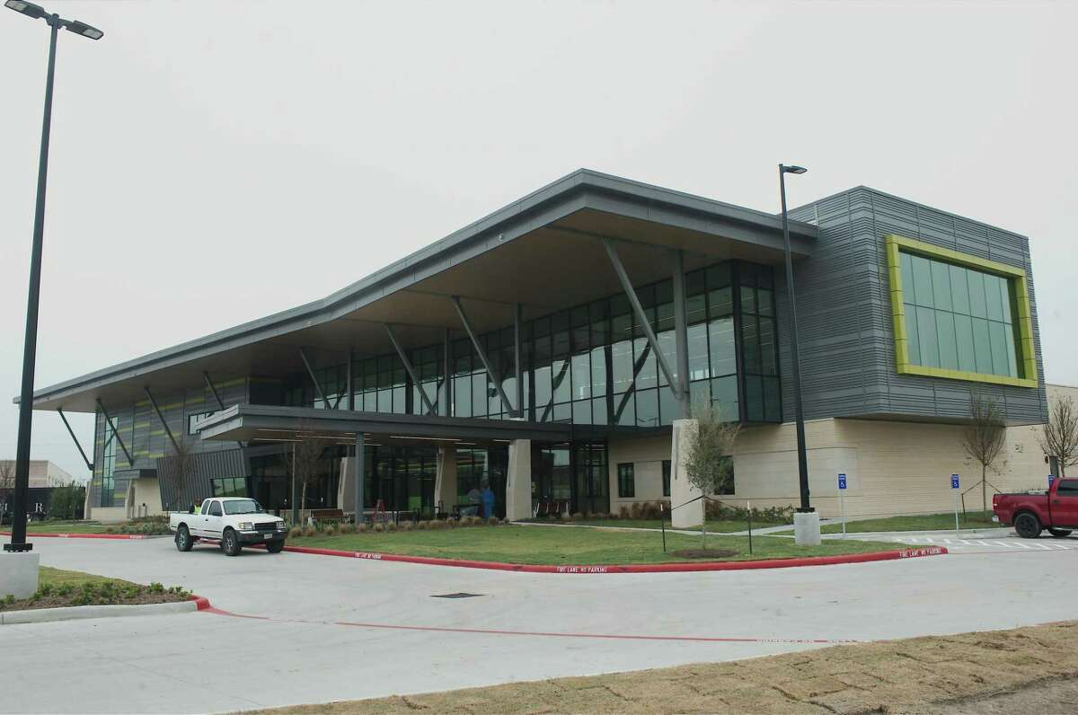 The new West Pearland Library on Shadow Creek Parkway is set for a March opening. The facility, which will include a Brazoria County tax office, cost nearly $20 million.