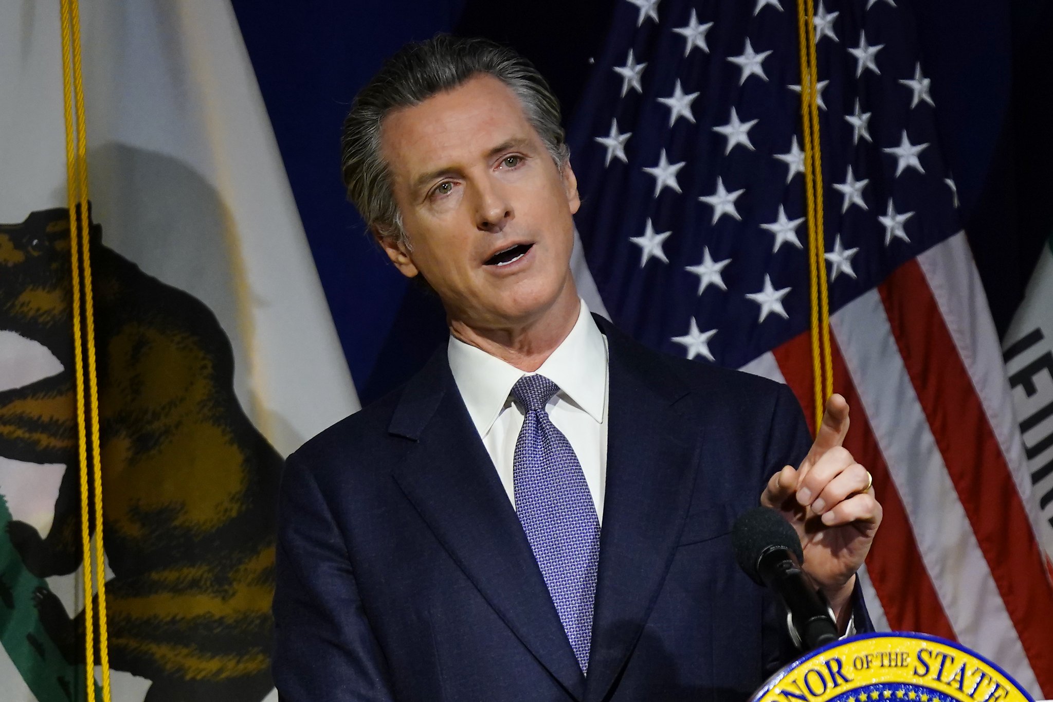 Listen: Newsom Reveals Plans For California’s $46 Billion Surplus