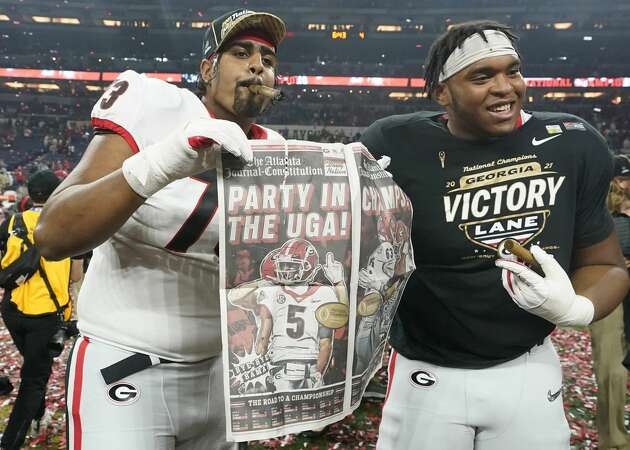 Story photo for Georgia dethrones Alabama for its first national title since 1980.
