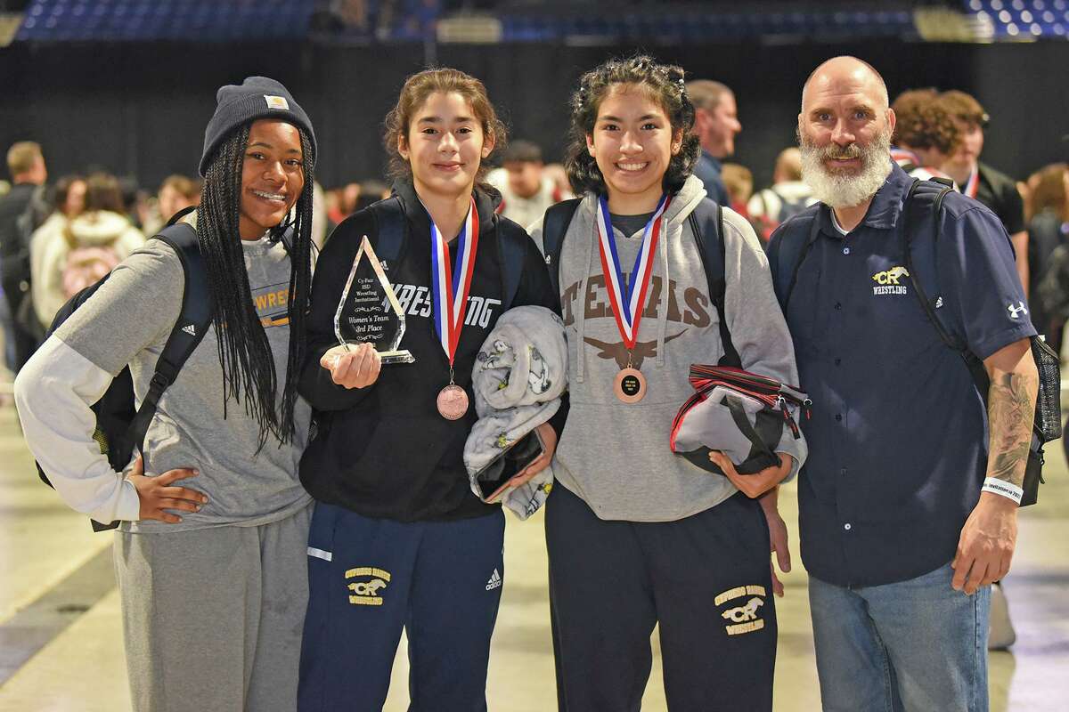 The Cypress Ranch girls placed third overall at the 19th annual CFISD Invitational Wrestling Tournament on Jan. 7-8 at the Berry Center with 149 points.