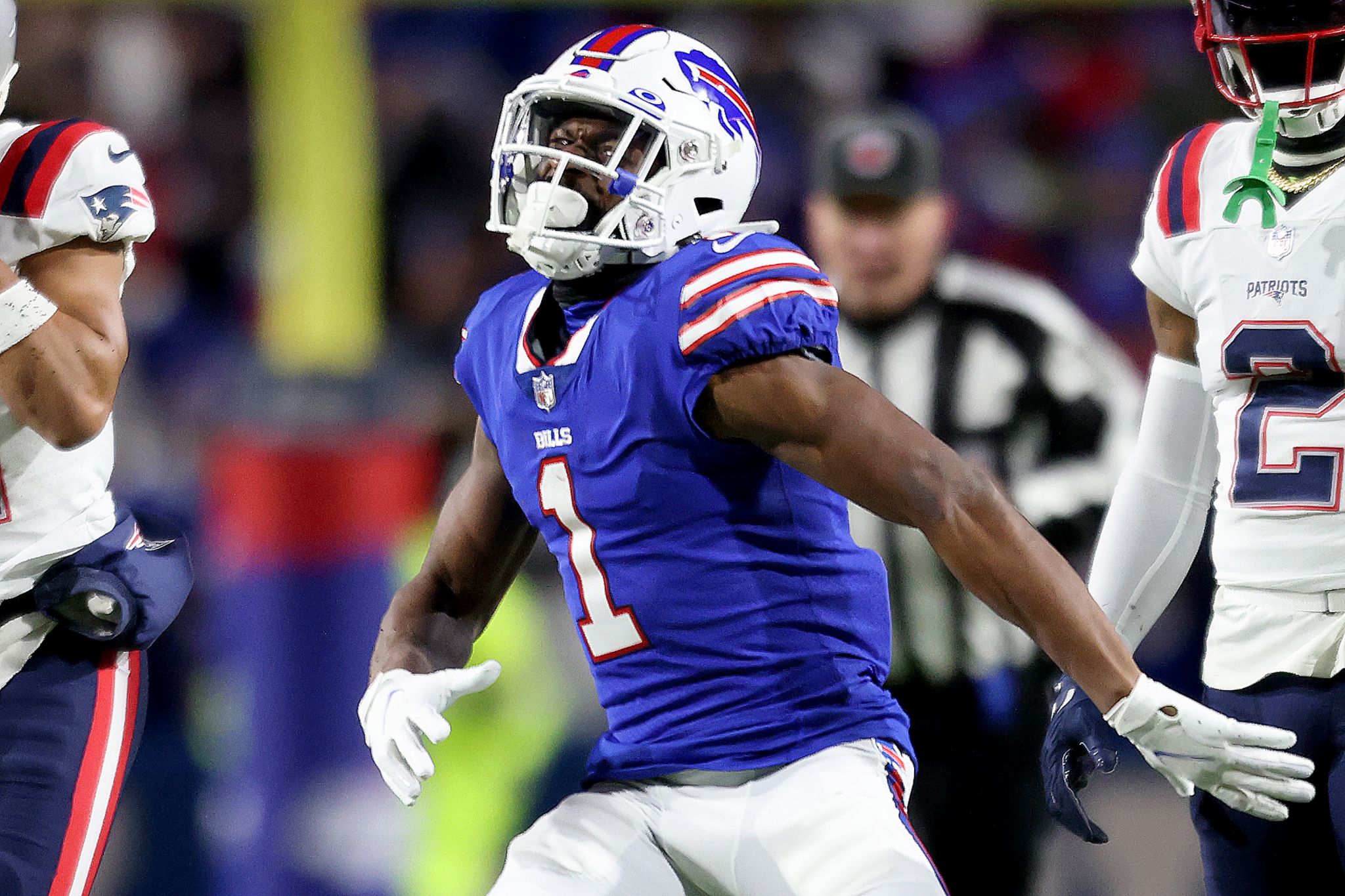 January 4, 2020: Buffalo Bills defensive tackle Ed Oliver (91) prior to an  NFL football playoff game between the Buffalo Bills and the Houston Texans  at NRG Stadium in Houston, TX. The