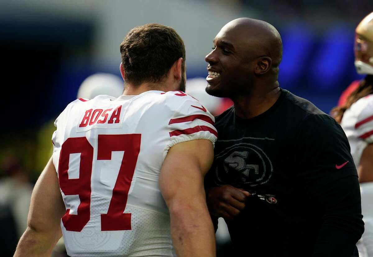 Ambry Thomas of the San Francisco 49ers reacts following a 27-24 win  News Photo - Getty Images