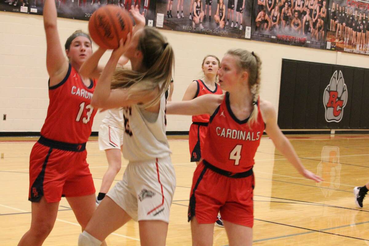 Big Rapids' girls basketball team used full-court pressure to work its way past Reed City 50-30 on Tuesday.