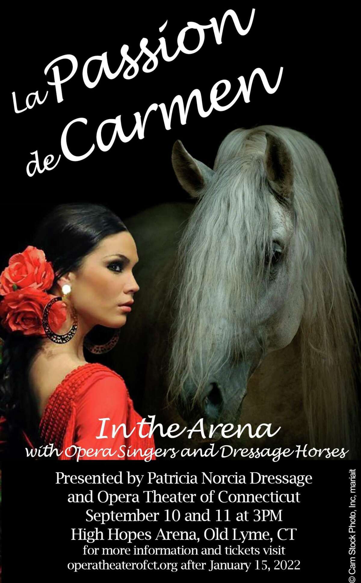 Members of the Opera Theater of Connecticut will present “La Passion de Carmen” Sept. 10 and 11.