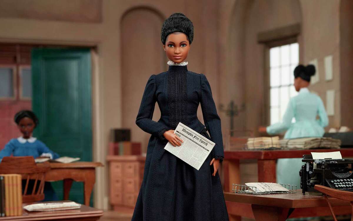 The Ida B. Wells Barbie doll.