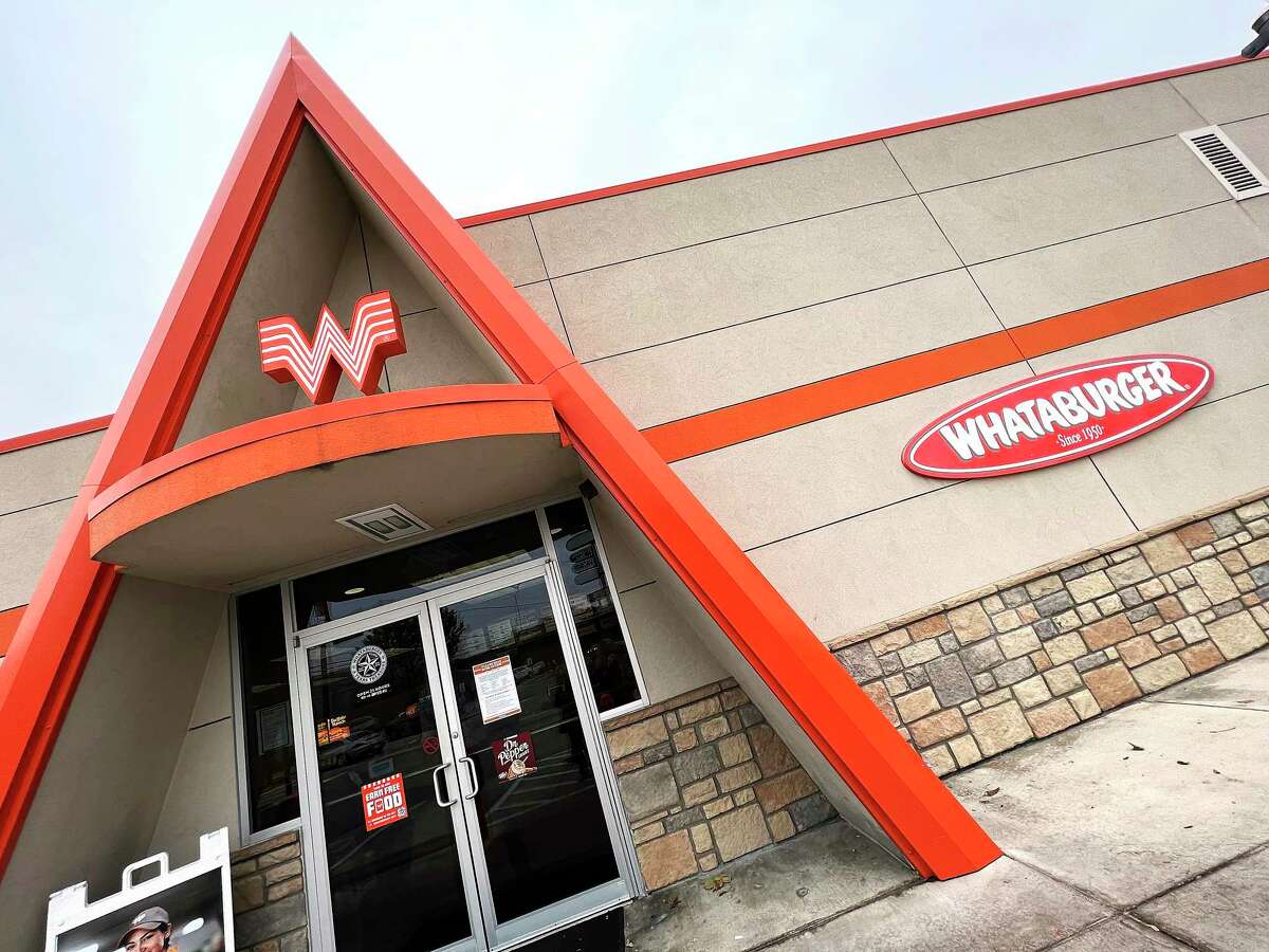 The Whataburger on Brook Hollow Boulevard near U.S. 281 is shown in the photo. On Wednesday, the San Antonio-based fast food chain opened its first restaurant in Colorado Springs, Colorado.