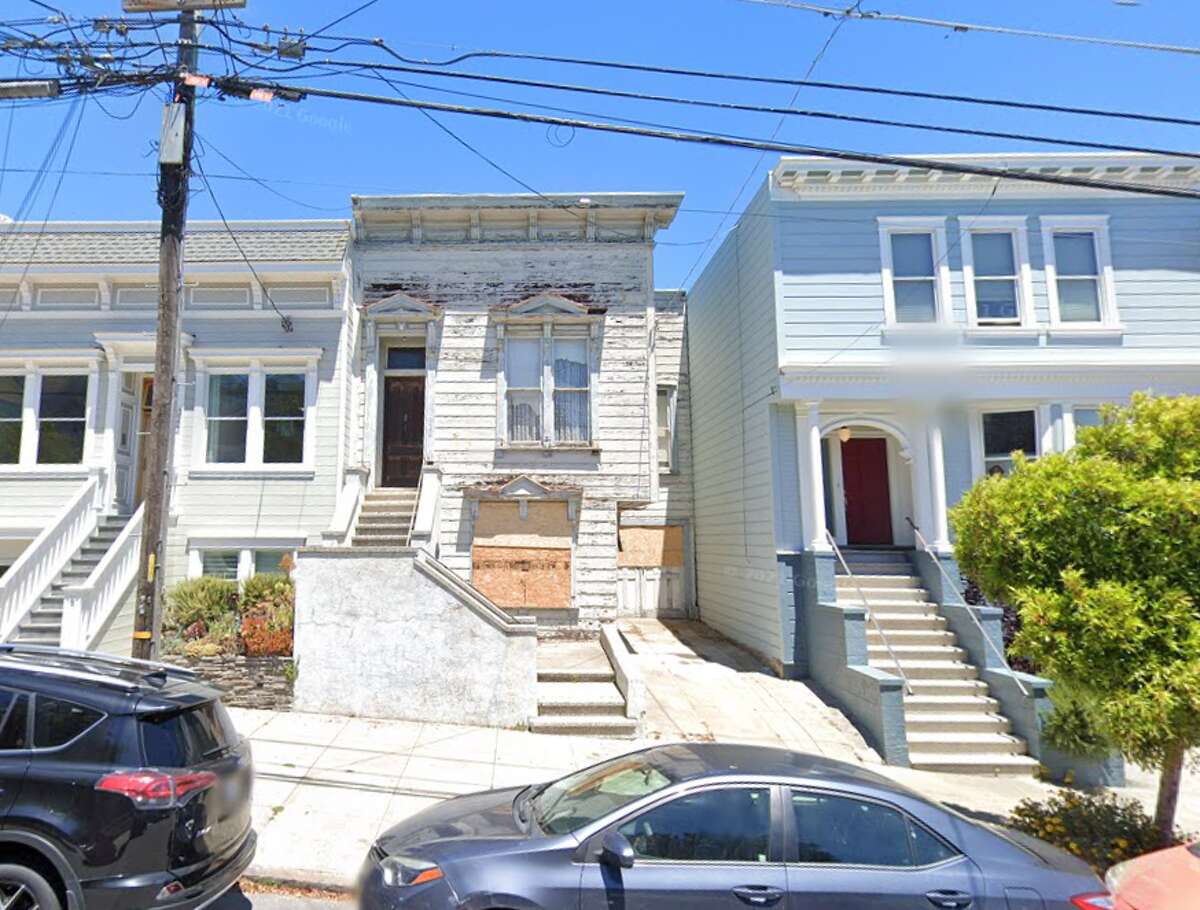 The "worst house on the best block" in San Francisco's Noe Valley neighborhood.