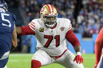 49ers' Trent Williams explains what it's like to face Nick Bosa and Dee Ford