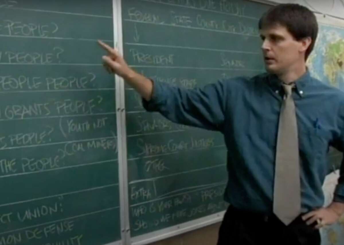 #50. Chalk (2006) - Director: Mike Akel - IMDb user rating: 6.2 - Metascore: 70 - Runtime: 85 minutes “Chalk” is a comedy mockumentary that centers on three teachers (Troy Schremmer, Chris Mass, and Janelle Schremmer) and one assistant principal (Shannon Haragan), who are muddling through another year at a classic American high school. Based on Akel’s and Mass’ real-life teaching experiences and almost entirely improvised, the movie was praised for flipping the “inspirational teacher movie” trope on its head. “‘Chalk’ mines nervous laughter from the gulf between teacher and student culture, and the contrast between how its simultaneously self-conscious and oblivious teachers see themselves, and how the rest of the world sees them,” wrote The A.V. Club’s Nathan Rabin.