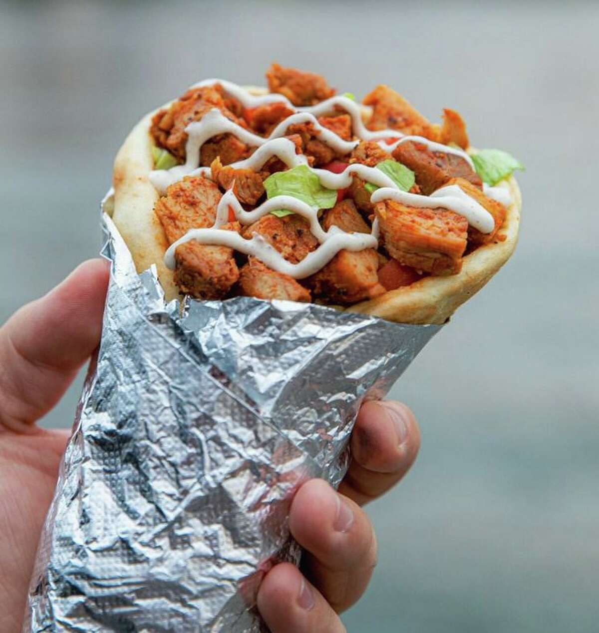 The Halal Guys chain started with vending carts on the streets of Manhattan before expanding into a worldwide chain. The fast casual restaurant serves fresh Mediterranean/American Halal food. The Pearland location opened in late November.