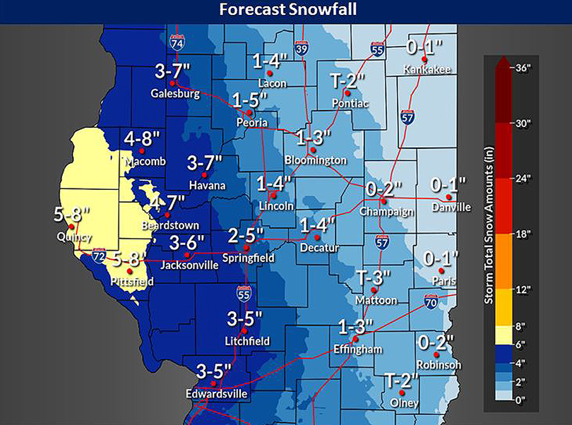 Winter storm inching way toward Jacksonville, region - Vimarsana News