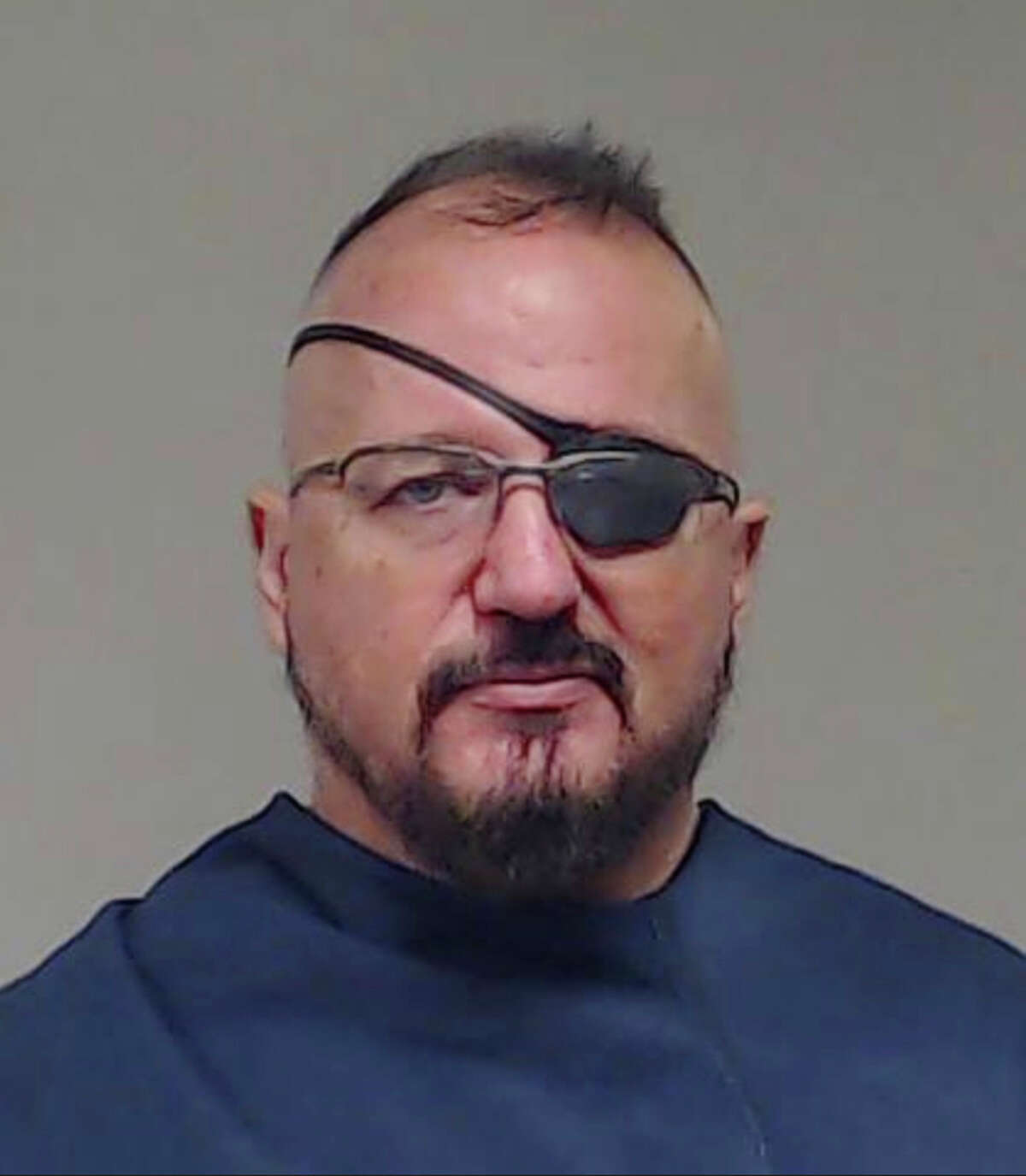 This undated photo provided by the Collin County Sheriff's Office shows Stewart Rhodes. Prosecutors have filed seditious conspiracy charges on Thursday, Jan. 13, 2022, against Rhodes, the leader of the far-right Oath Keepers militia group and 10 suspected associates. It's the first such case in the U.S. Capitol riot and one of just a few in the nation's history.(Collin County Sheriff's Office via AP)