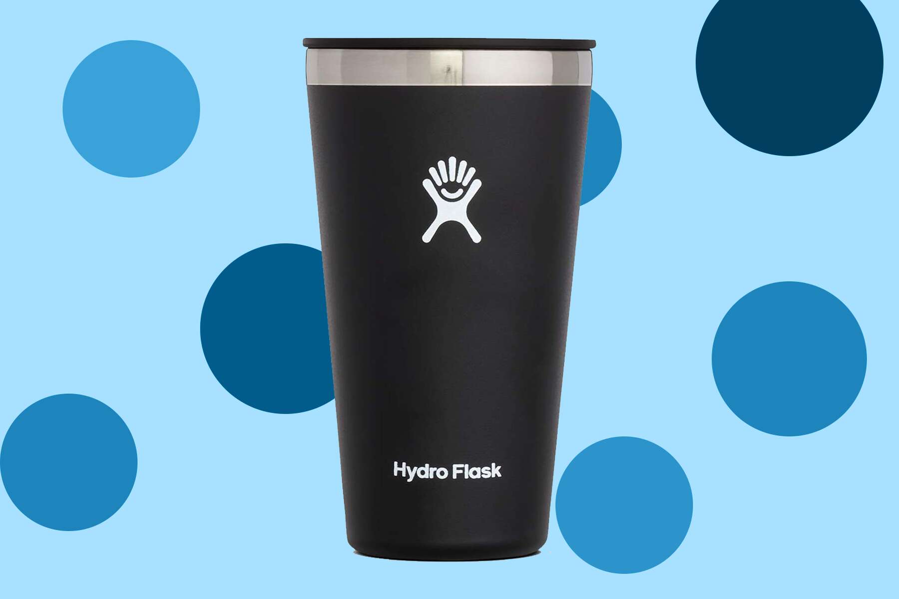 Hydro Flask Tumbler - Stainless Steel, Reusable, Vacuum Insulated with  Press-in Lid