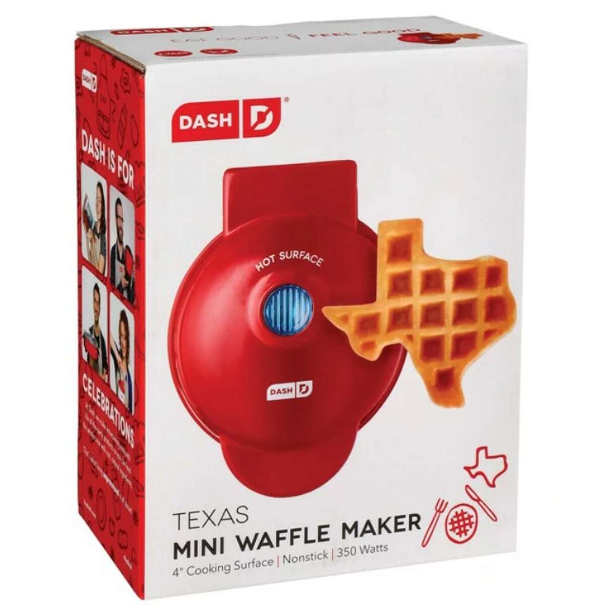 Dash and H-E-B partnered to get the adorable Texas-shaped mini waffle maker on shelves. 