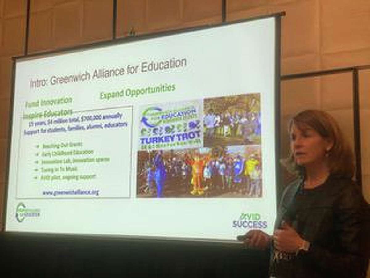 The Greenwich Alliance for Education’s Executive Director Julie Faryniarz recently presented at the AVID National Conference in Dallas. Faryniarz shared ideas for enhancing the AVID program through programs focused on money management, on-the-job training, networking and mentoring, and more.
