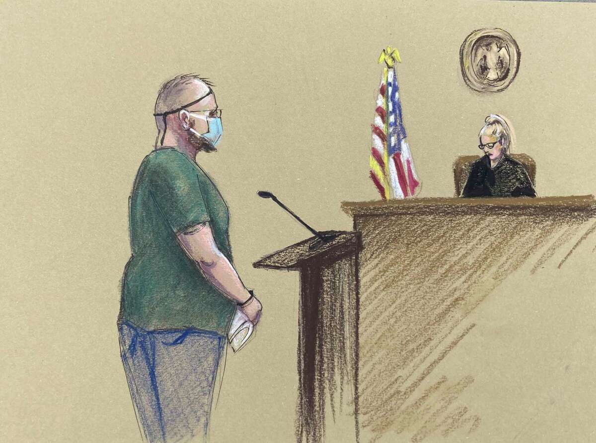 Stewart Rhodes, the founder and leader of the Oath Keepers, stood in front of Magistrate Judge Kimberly Priest Johnson in federal court Friday in Texas to face seditious conspiracy charges for his alleged role in the Jan. 6, 2021, attack on the Capitol.