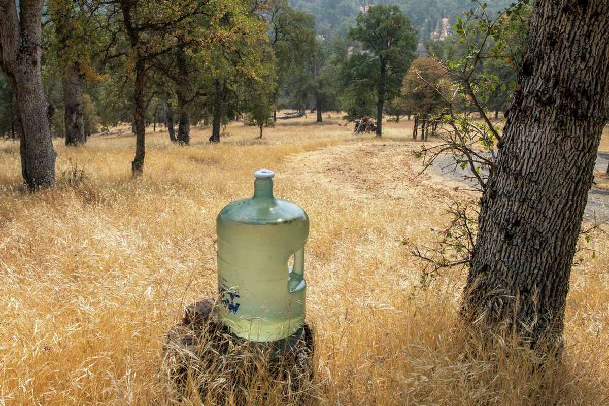 William Alsup keeps jugs of water scattered across his Sierra ranch in case of fire.