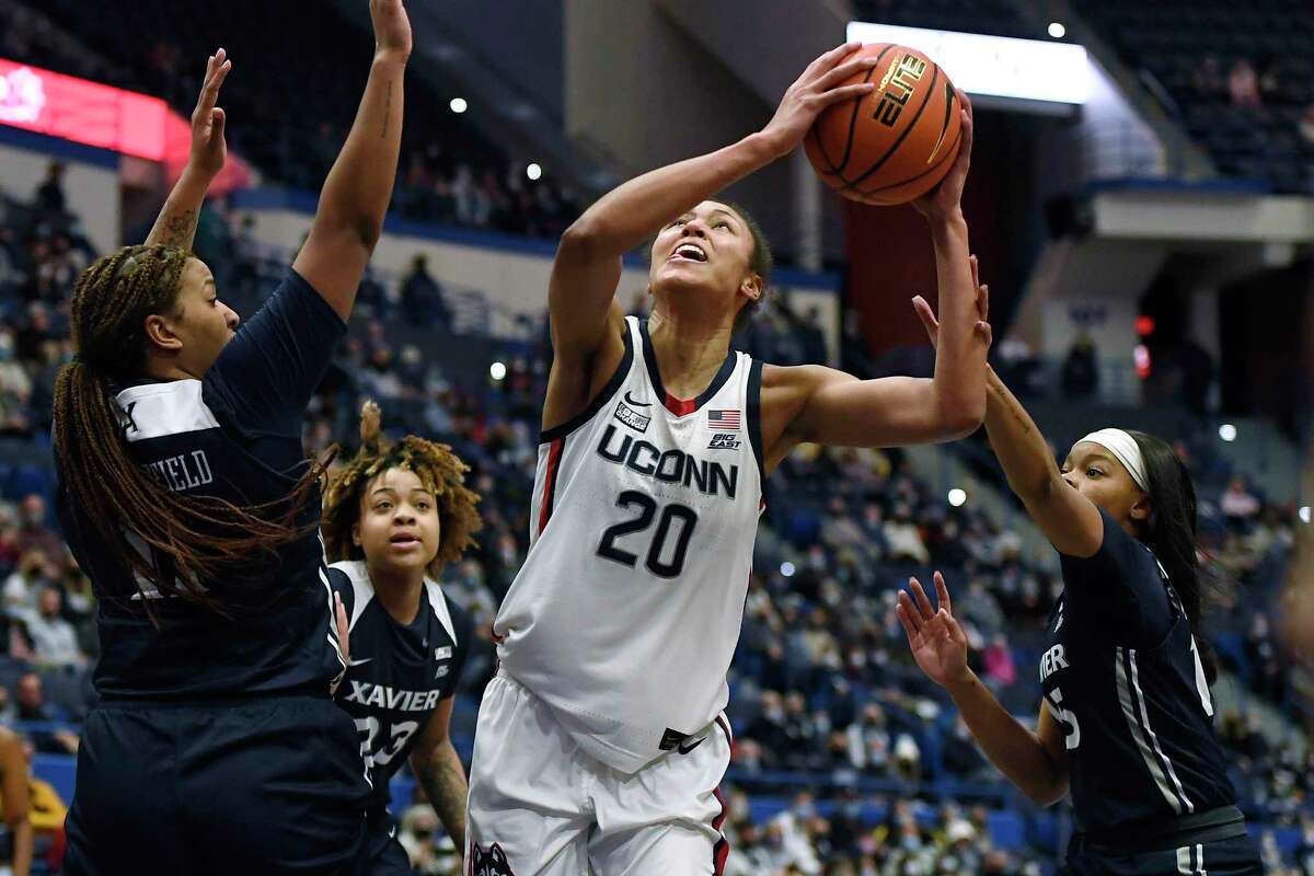 UConn women’s basketball rolls past Xavier as Olivia Nelson-Ododa sets