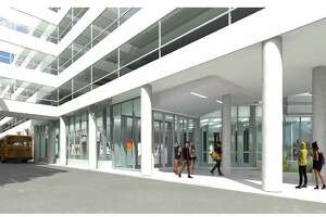 A rendering of the Danbury Career Academy for middle and high school students at the Summit.