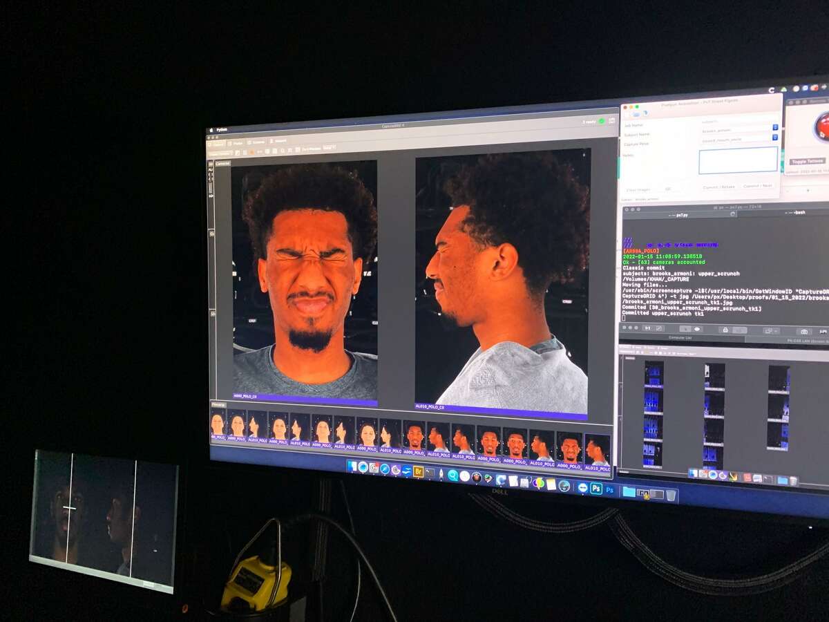 The Rockets and NBA 2K23 a day of high-tech scans, cameras and fresh looks