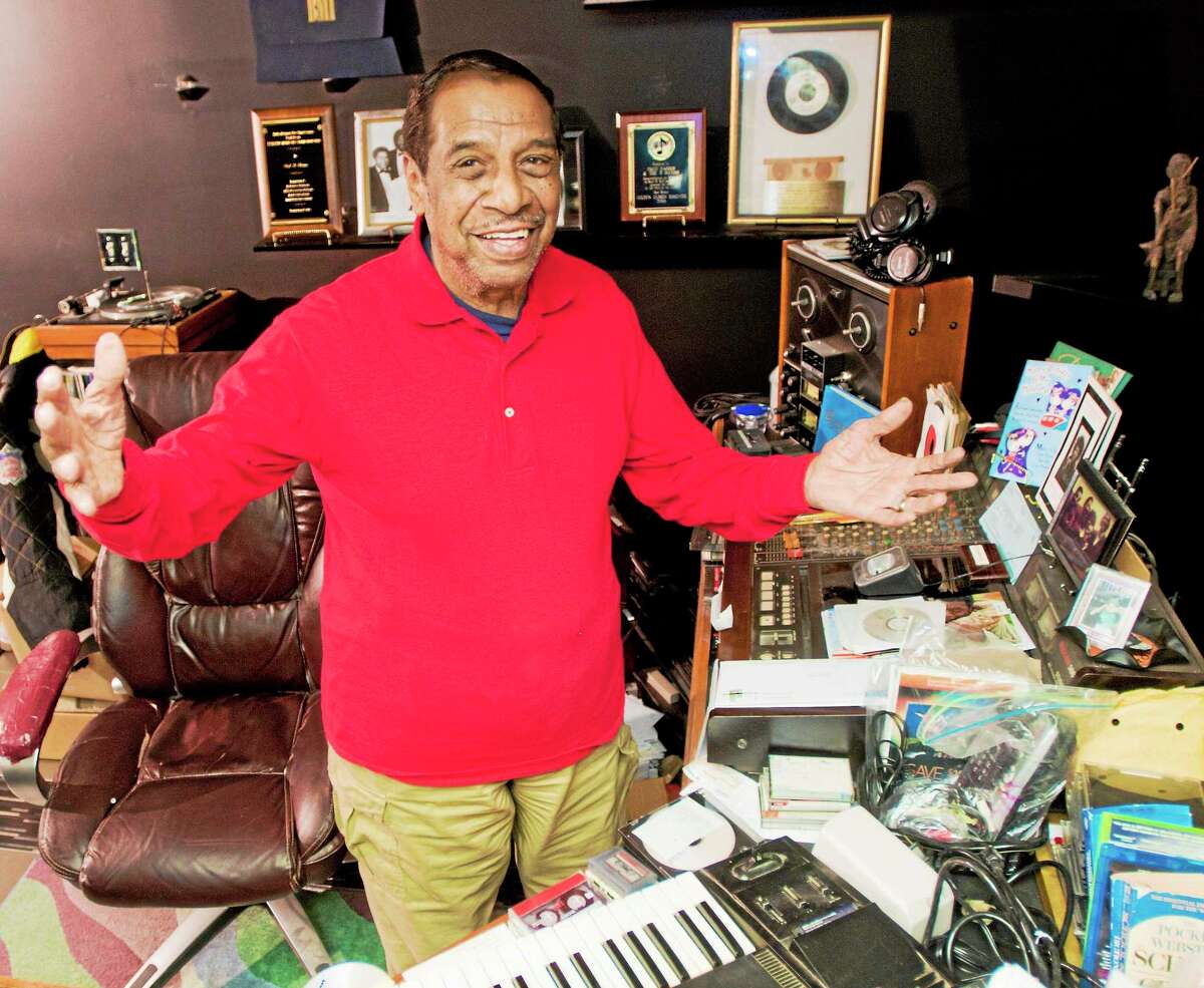 (Peter Hvizdak - New Haven Register) ¬ Fred Parris, the founder of The Five Satins and author of the legendary 1956 Doo-Wop song "In The Still Of The Night," is photographed Feb. 22 at his home in Hamden.